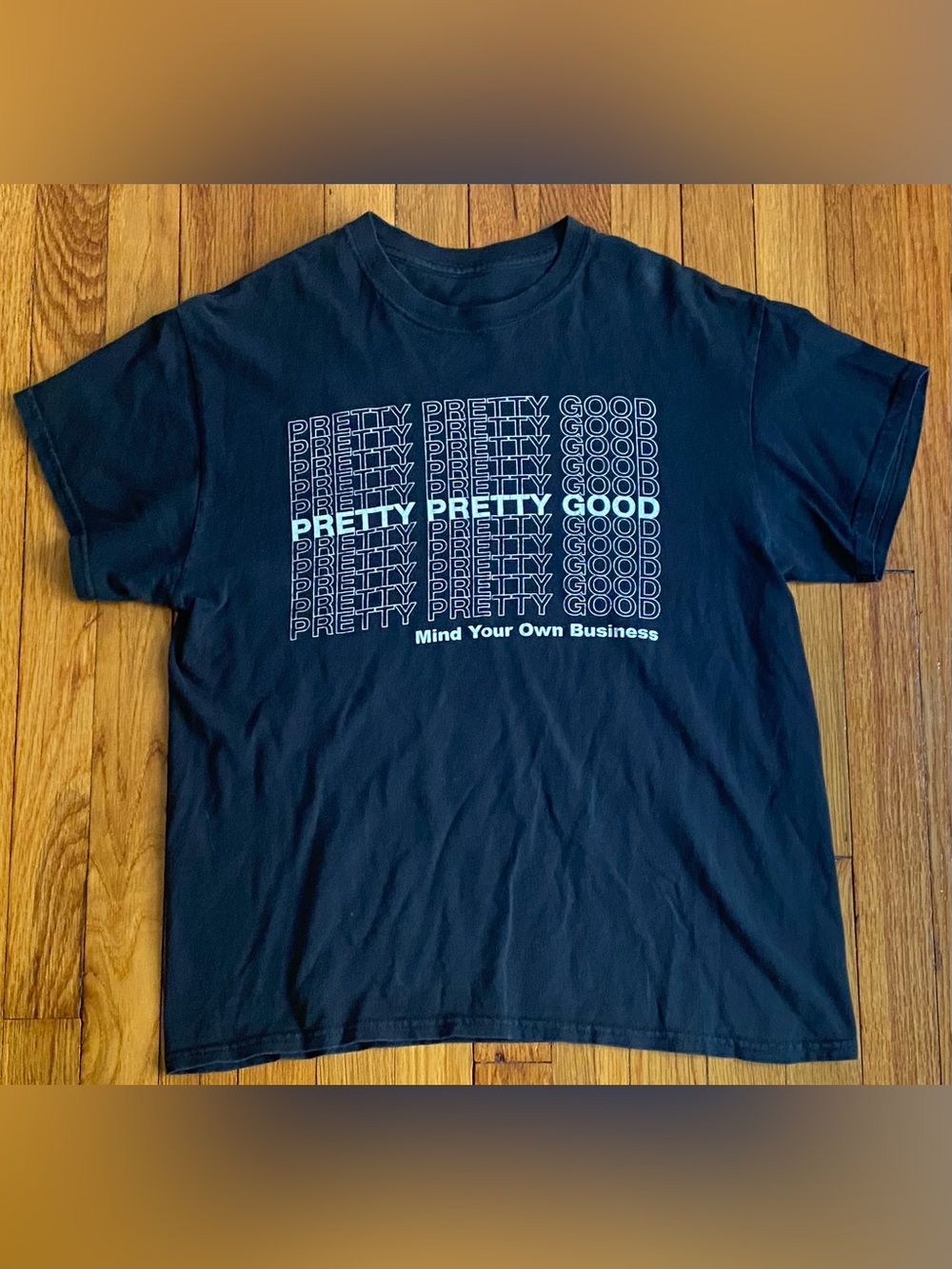 CURB YOUR ENTHUSIASM / LARRY DAVID “Pretty Pretty Good” Black T-Shirt